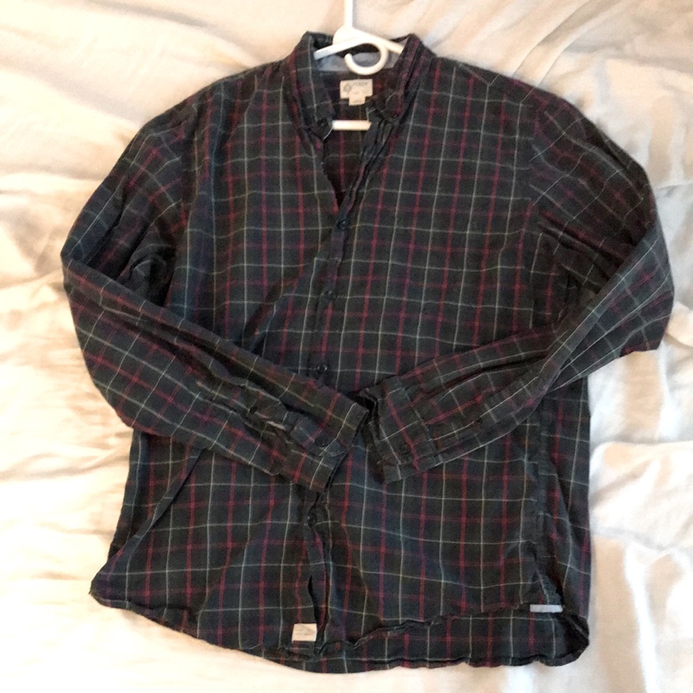 Jcrew plaid button down